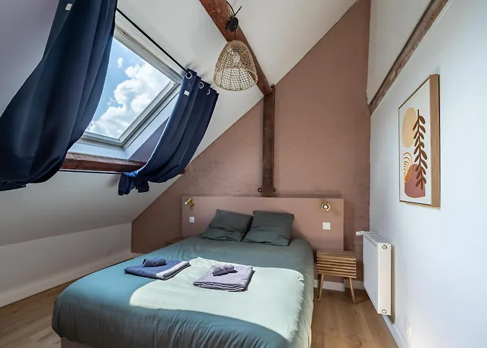 빌라 Maison Spacieuse Avec Terrasse Dans Le Centre De 랭스